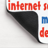 Online-ärztliche Diagnose und ein qualifizierter A Mousepad (Ecke)