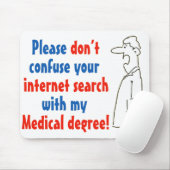 Online-ärztliche Diagnose und ein qualifizierter A Mousepad (Mit Mouse)