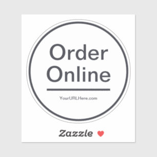 Online-Bestellung - Fensterdekor Aufkleber