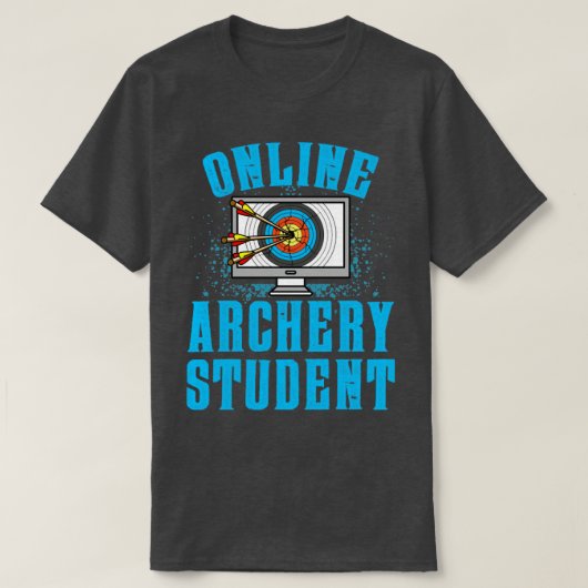 Online-Bogenschütze-Schüler T-Shirt (Design vorne)