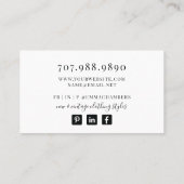 Online-Closing-Boutique Visitenkarte (Rückseite)