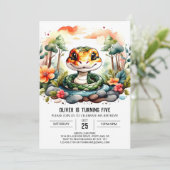 Online Cobra Birthday Einladung (Stehend Vorderseite)