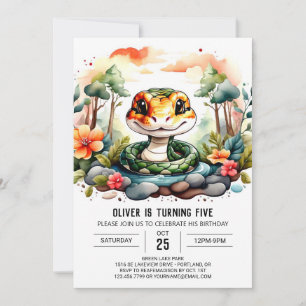 Online Cobra Birthday Einladung