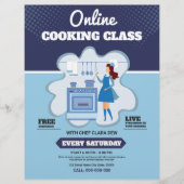 Online Cooking Class Flyer (Vorne)