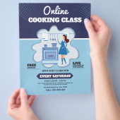 Online Cooking Class Flyer (Hand)