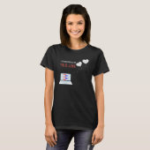 Online Dating Couples Relationship Valentineu2019s T-Shirt (Vorne ganz)