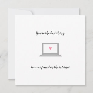 Online-Dating ist das Beste im Internet lustiges P Karte