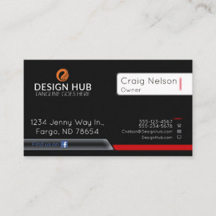 Online-Designer-Visitenkarte Visitenkarte