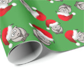 Online Farm Style Going Weihnachtszettel Geschenkpapier (Rolleneckpunkt)