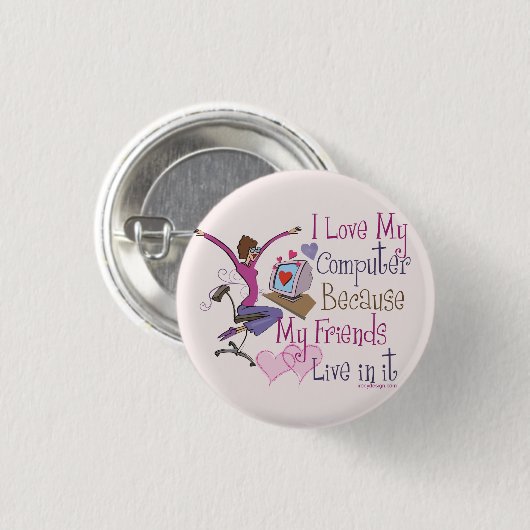 Online-Freunde Button (Vorne & Hinten)