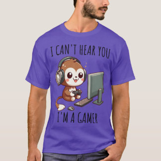 Online-Gaming-Affe-Geschenk vintage T-Shirt