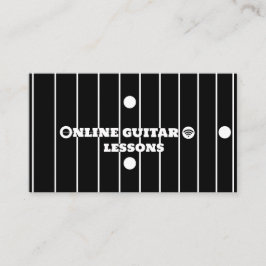 Online-Gitarrenunterricht Internet Music Instructo Visitenkarte