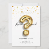 Online-Gruppe Video Chat Gender Reveal Baby Shower Einladung (Vorderseite)