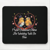 Online-Hochzeit wird gut funktionieren Mousepad (Vorne)