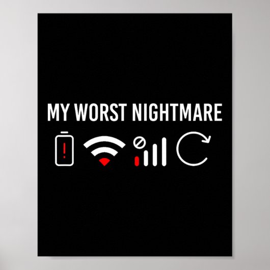 Online Kleidung Computer Video Game Geek My Worst  Poster (Vorne)