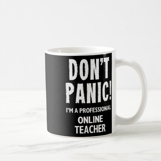 Online-Lehrer Kaffeetasse (Rechts)