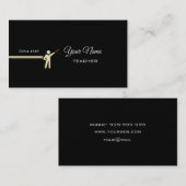 Online-Lehrer Visitenkarte (Vorne/Hinten)