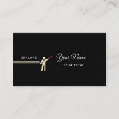 Online-Lehrer Visitenkarte (Vorderseite)