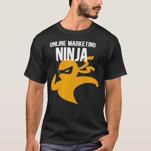 Online-Marketing Ninja Rockstar Marketer Content A T-Shirt (Vorderseite)