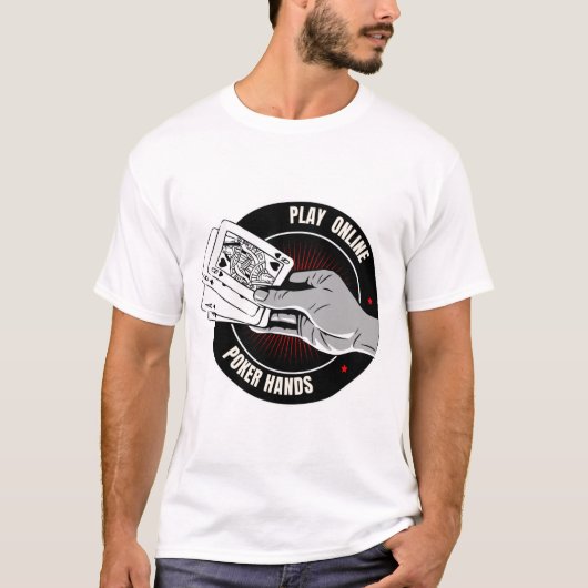 Online-Poker T-Shirt (Vorderseite)