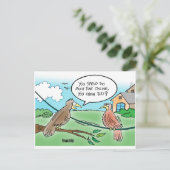 Online-Postkarten für Vögel Postkarte (Stehend Vorderseite)