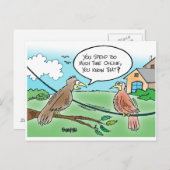 Online-Postkarten für Vögel Postkarte (Vorne/Hinten)