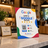 Online-Reputationsmanagement Google QR-Code Schild