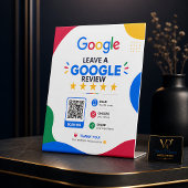 Online-Reputationsmanagement Google QR-Code Schild