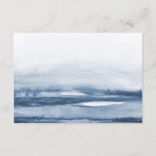 Online-RSVP-Karte - Penobscot Bay-Set Begleitkarte (Rückseite)