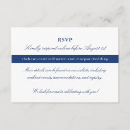 Online-RSVP-Karte - Penobscot Bay-Set Begleitkarte