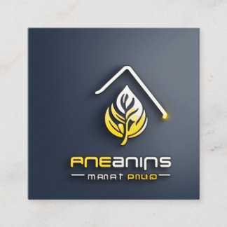 "Online Sales Specialist" Quadratische Visitenkarte