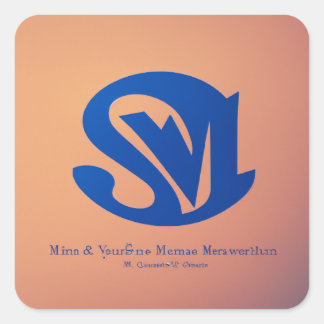 "Online Sales Specialist" Quadratischer Aufkleber