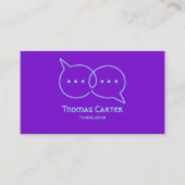 Online-Schulungskarte für Übersetzer Visitenkarte (Vorderseite)