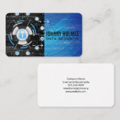 Online Security | Cyber Technology | AI Visitenkarte (Vorne/Hinten)