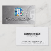Online Security | Modern Tech Visitenkarte (Vorne/Hinten)