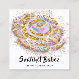 Online Shop Studio Logo für White QR Code Quadratische Visitenkarte