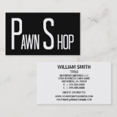 Online Shop Word-Visitenkarte Visitenkarte (Vorne/Hinten)