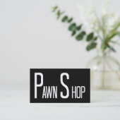 Online Shop Word-Visitenkarte Visitenkarte (Stehend Vorderseite)