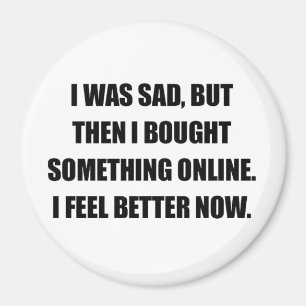 Online Shopping Fun Magnet