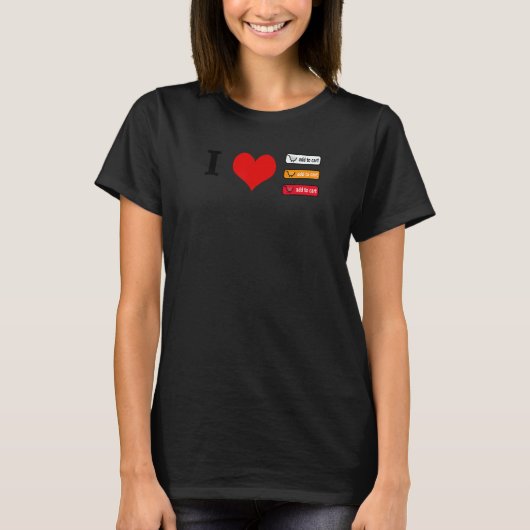Online-Shopping T-Shirt (Vorderseite)