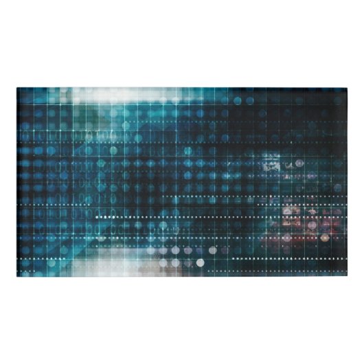 Online-Sicherheit im Internet als Digital Namenschild (Vorderseite)