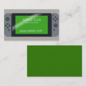 Online-Spiele-Computergeschäft Visitenkarte (Vorne/Hinten)