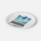 Online Street Map Paper-Teller Pappteller (Schrägansicht)