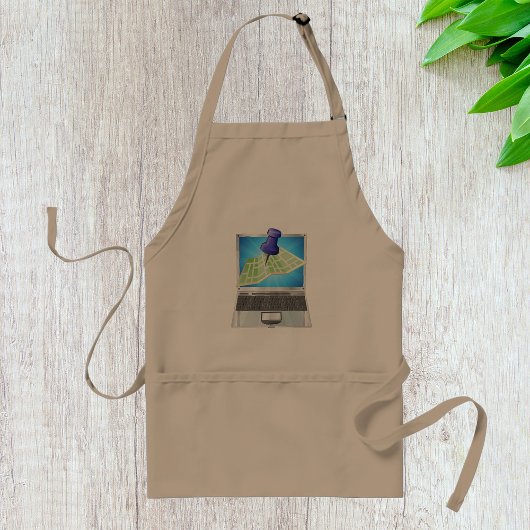 Online Street Map Schürze