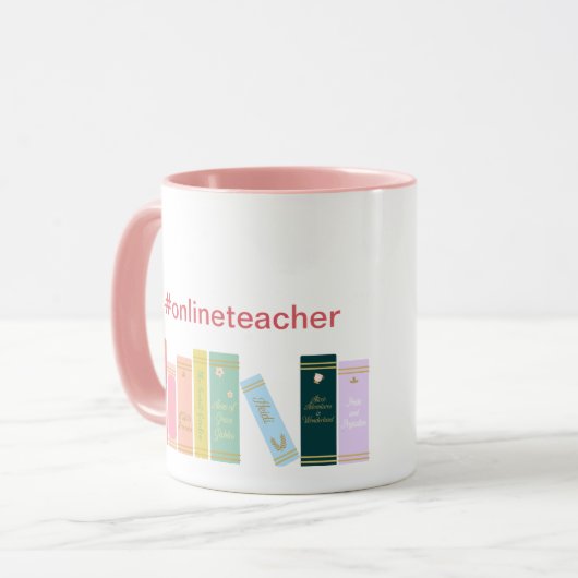 #Online Teacher Tasse. Tasse (Vorderseite Links)