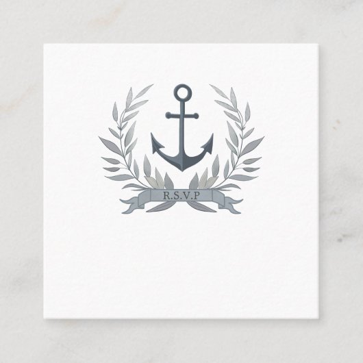 Online-uAwg für Küstenstrände Quadratische Visitenkarte (Vorderseite)