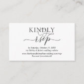 Online-UAWG, Hochzeitseinladung Begleitkarte (Vorderseite)