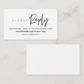 Online-UAWG, Hochzeitswebsite, Kennwort, Erinnerun Begleitkarte (Vorne/Hinten)