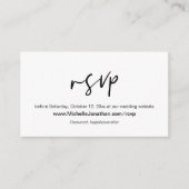 Online-UAWG, Hochzeitswebsite, Kennwort, Erinnerun Begleitkarte (Vorderseite)