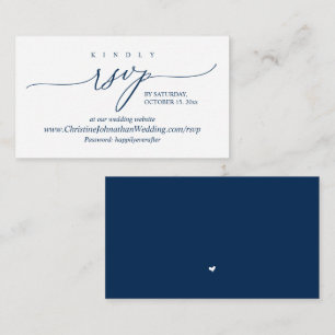 Online-UAWG, moderne einfache Blaukalligrafie der Begleitkarte